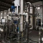 Oil Distillation Water Evaporation Equipment Single Effect Falling Film Evaporator